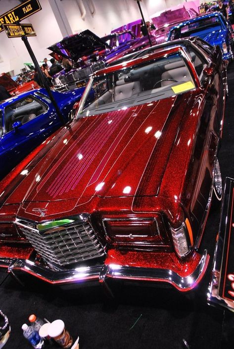 Red Lowrider Wallpaper, Custom Lowriders, Lowrider Culture, Red Cars, Lowrider Trucks, Lowrider Art, Old Vintage Cars, Custom Cars Paint, Cool Car Accessories