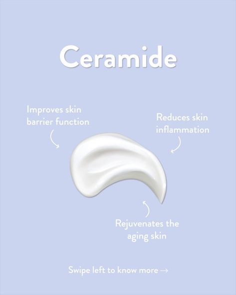 Time to learn a new skincare ingredient: Ceramide! ⚖️ Did you know that Ceramides are fats or lipids that are found in skin cells? They also make up 30% to 40% of our outer skin layer (epidermis). Skincare Advertisement, Ceramides Skin Care, Beauty Infographic, Skincare Infographic, Skincare Education, Korean Beauty Products, Korean Cosmetic, Skincare 101, Skincare Benefits