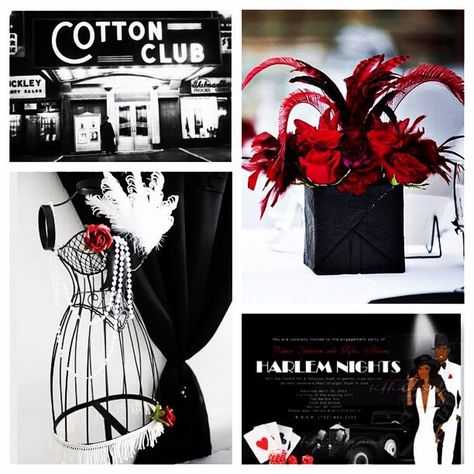 Harlem Nights Theme Party, Harlem Nights Theme, Harlem Nights Party, 1920s Theme, Theme Party Ideas, Harlem Nights, Hollywood Party Theme, Great Gatsby Theme, Roaring 20s Party