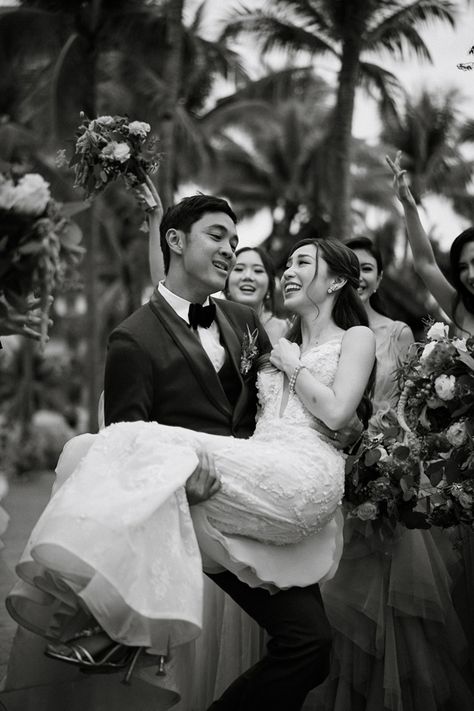 Kryz Uy Slater Young Wedding Photos | Philippines Wedding Blog Slater And Kryz, Slater Young, Wedding By The Beach, Kryz Uy, Young Wedding, Bride And Breakfast, Philippines Wedding, Romantic Garden Wedding, Tulle Bridesmaid Dress