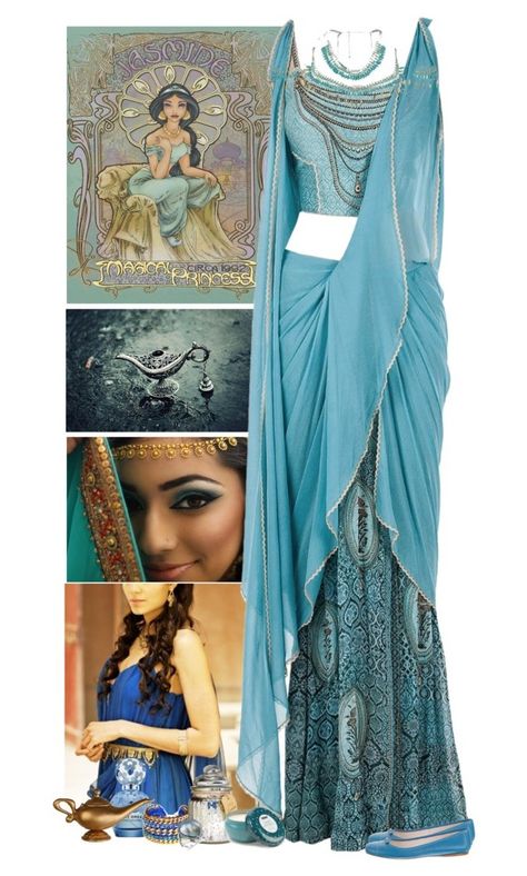 Arabian Theme Party, India Traditional Dress, Jasmine From Aladdin, Arabian Nights Party, Modern Disney, Princess Jasmine, Arabian Nights, Traditional Dress, Fantasy Clothing