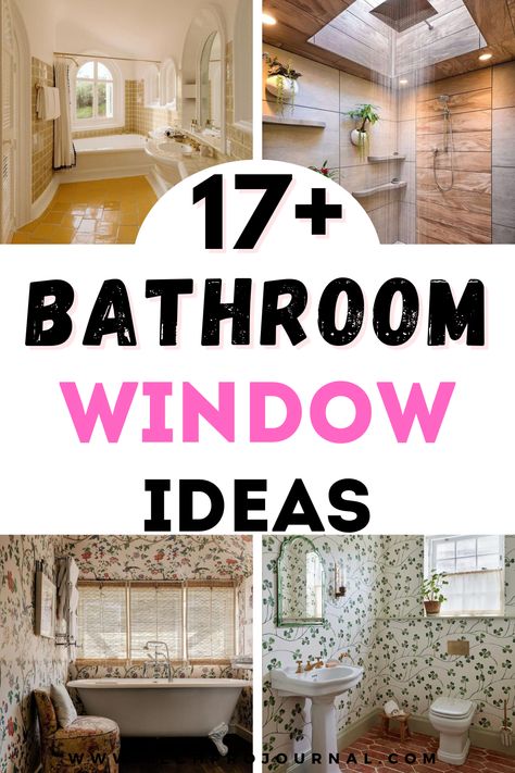 I’ve gathered the best bathroom window ideas for small bathrooms to help brighten up your space. Whether you need more natural light or want to add a stylish touch, these bathroom window ideas will transform your room into an airy oasis. Take a look and get inspired to make the most of every inch of your bathroom. Bathroom Window Ideas, Bathroom Window Decor, Big Window Curtains, Window Ledge Decor, Bathroom Window Coverings, Small Bathroom Window, Ledge Decor, Practical Bathroom, Bathroom Window Curtains