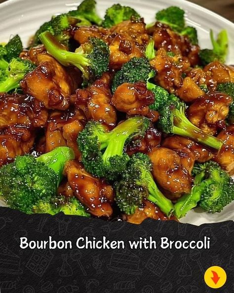 Bourbon Chicken Broccoli, Bourbon Chicken And Broccoli, Chicken With Broccoli, Vegetarian Roast, Korean Bbq Chicken, Bbq Chicken Breast, Roasted Red Pepper Soup, Salmon Rice Bowl, Bourbon Sauce