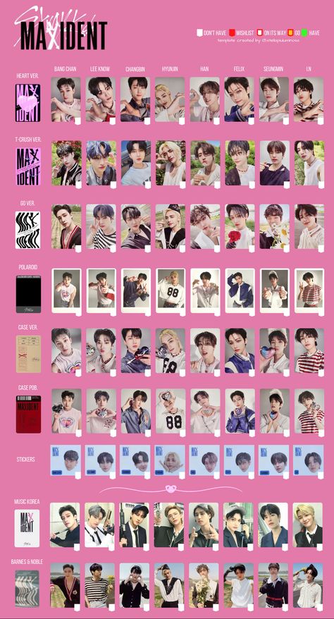 Stray Kids Maxident photocard images for collection Album Template, 17 Kpop, Lomo Card, Photo Card Template, Printable Pictures, Iphone Wallpaper App, Pop Photos, Savage Kids, Album Book