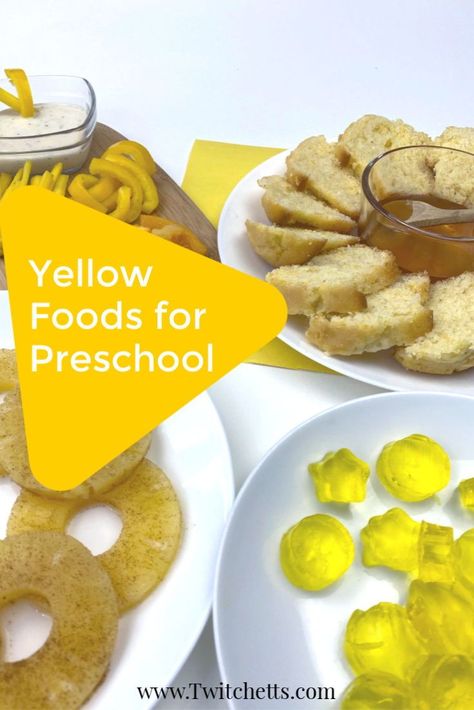 Preschool Fun Activities, Yellow Snacks, Snacks For Preschool, Food For School, Yellow Classroom, Fun Activities For Preschoolers, Common Food Allergies, Yellow Food, Yellow Banana