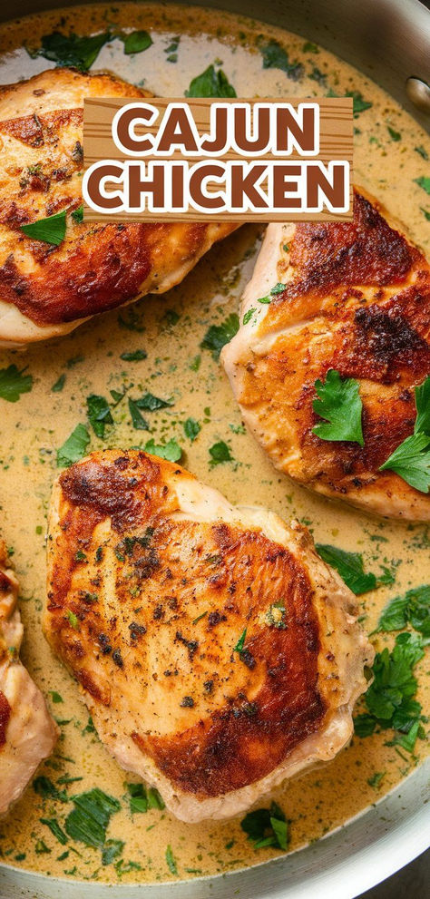 This Cajun Chicken is packed with flavor! Crispy on the outside, juicy on the inside, and seasoned to perfection with Cajun spices. A must-try meal for spice lovers! Cajun Seasoning Chicken, Cajun Chicken Marinade, Cajun Meals, Cajun Chicken And Rice, Cajun Spices, Cajun Chicken Recipes, Cajun Chicken, Cajun Recipes, Cajun Seasoning