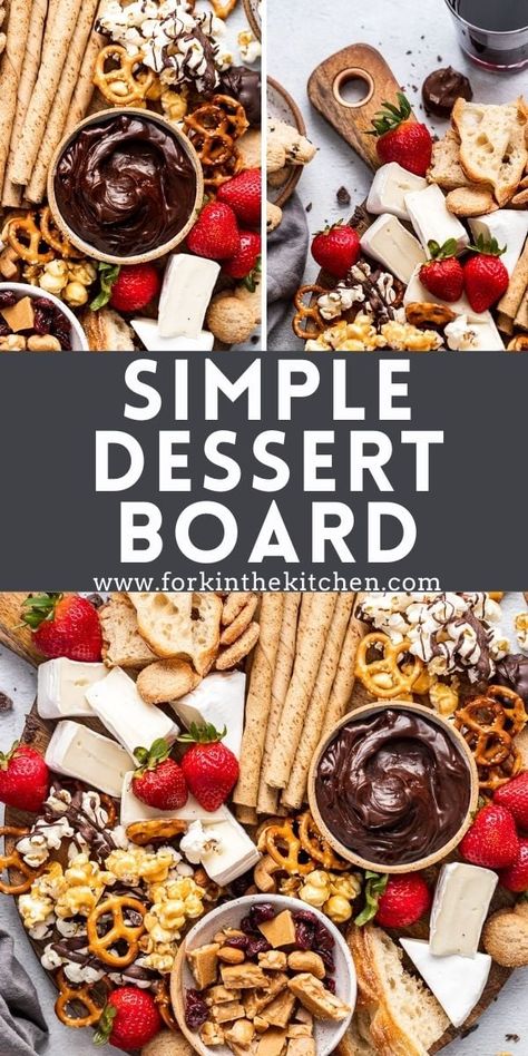 Put together a simple DIY dessert charcuterie board to enjoy with friends, family, or your special someone. It's perfect for get-togethers or holidays, and is completely customizable! Brownie Charcuterie Board, Buttercream Board, Dessert Charcuterie Board, Dessert Charcuterie, Enjoy With Friends, Diy Dessert, Dessert Board, Night Recipes, Homemade Recipes Dessert