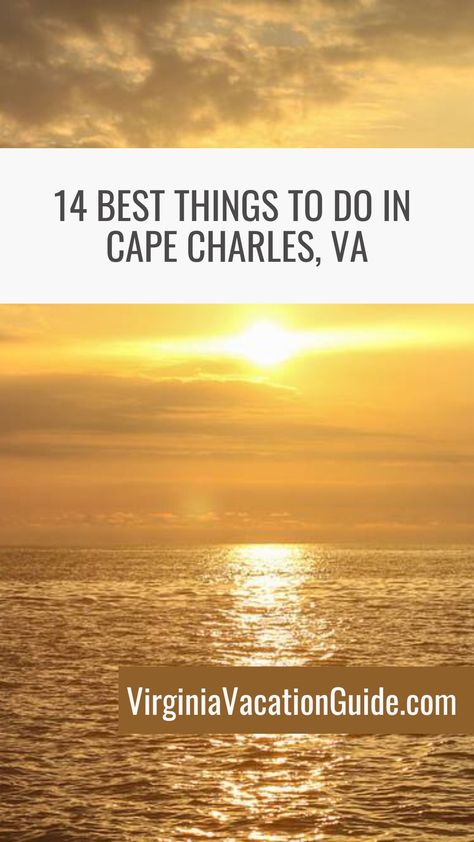 A guide to the best things to do in Cape Charles, VA, including the Cape Charles Lighthouse, Cape Charles Beach, and more. Cape Charles Virginia, Cape Charles Va, Cape Charles, Virginia Vacation, Virginia Travel, Lighthouse, Virginia, Cape, Things To Do