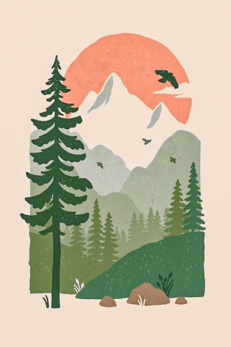 ➵ @lindokat75 - follow for more! ✰ New Art Ideas, Mountain Core, Mountain Drawing, Boho Painting, Abstract Wallpaper Design, Google Lens, Mountain Paintings, Cute Wallpaper Backgrounds, Abstract Wallpaper