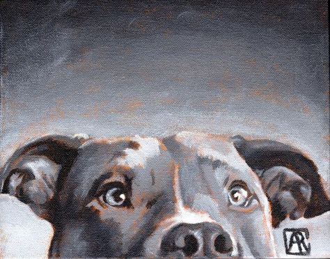 Pitbull Blue, Staffy Dog, Bull Painting, Staffordshire Terriers, Pitbull Art, 강아지 그림, Painting Canvases, Pit Bulls, Dog Tattoos