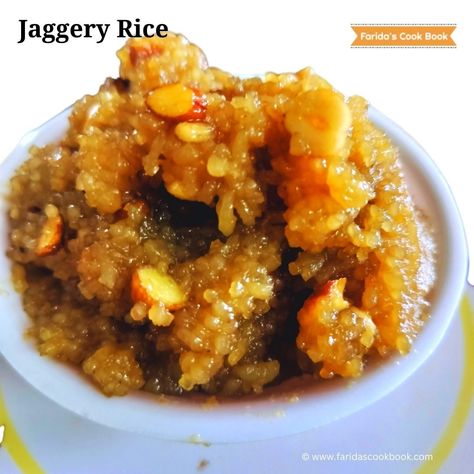 Sweet jaggery rice recipe in 10 minutes Sweet Rice Recipe, Shahi Tukda Recipe, Shahi Tukda, Sweet Rice, Rice Recipe, Rice Recipes, Rice, 10 Things