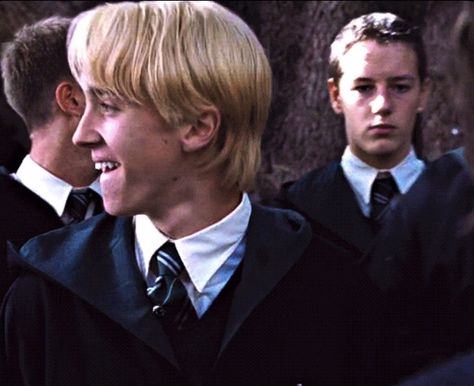 draco malfoy-goblet of fire Tom Felton Goblet Of Fire, Draco Malfoy Shifting Visualization, Draco Malfoy Year Four, Draco Goblet Of Fire, Draco Malfoy Year Three, Draco Malfoy Fourth Year, Draco Fourth Year, Draco Malfoy Goblet Of Fire, Draco Malfoy 5th Year