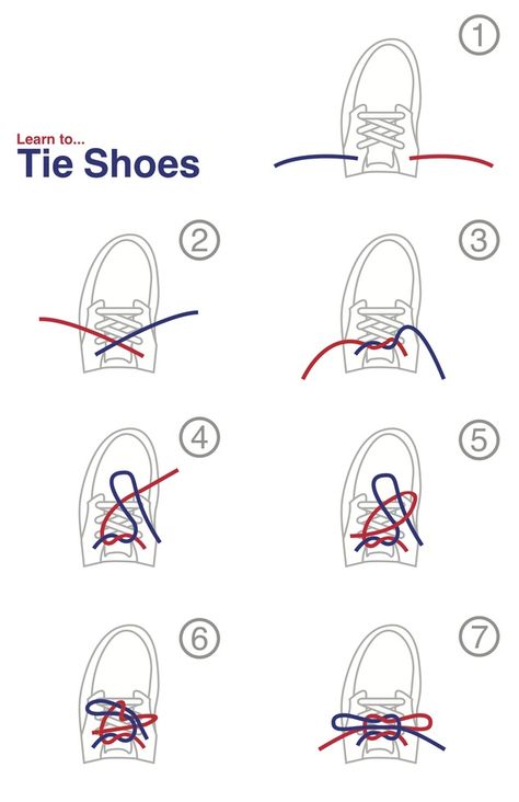 Learn To Tie Shoes by Tony Canell, via Behance Tie Shoes Kids, How To Tie Laces, Learn To Tie Shoes, Tying Shoelaces, Shoe Box Crafts, Kids Worksheet, Lace Drawing, How To Tie Shoes, Tie Shoelaces