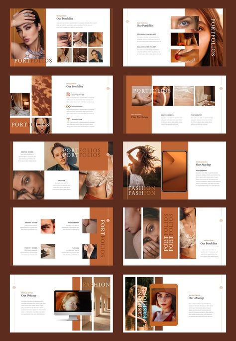 POWERPOINT, KEYNOTE, GOOGLESLIDE This Presentation Template can be used for any variety of purposes, such as: Company Profile, Creative Agency, Corporate & Business, Portfolio, Photography, , Startup, Social Media, Pitch Deck and also can be used for Personal Portfolio. 1. Keynote https://graphicriver.net/item/brunstyle-creative-business-keynote-template/41552660 2. Powerpoint https://graphicriver.net/item/brunstyle-creative-business-powerpoint-template/41510884 Portfolio Creative Design, Layout Editoriale, Portfolio Layout Template, Photography Presentation, Fashion Portfolio Layout, Graphic Design Portfolio Layout, Presentation Slides Design, Portfolio Fashion, 포트폴리오 레이아웃