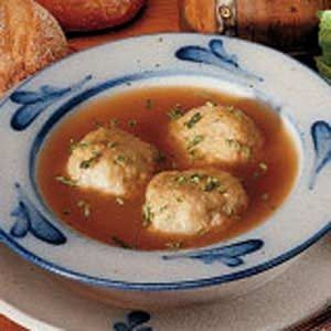 Liver Dumplings Recipe, German Soup Recipes, Liver Dumplings, Soup Meatball, German Soup, Dumpling Soup, Liver Recipes, Dumplings For Soup, Dumplings Recipe