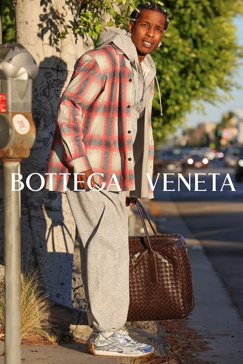 A$AP Rocky & Kendall Jenner Bottega Veneta Pre-Spring 2024 Campaign | Hypebeast Bottega Veneta Campaign, Asap Rocky Fashion, Green Outerwear, Oversized Tailoring, Pretty Flacko, A$ap Rocky, Campaign Fashion, Street Fashion Men Streetwear, Asap Rocky