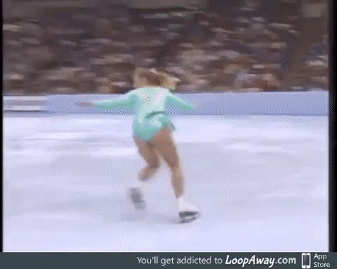 Tonya Harding nailing a triple axel at the 1991 nationals Triple Axel Ice Skating, Tonya Harding Triple Axel, Triple Axel, Figure Skating Jumps, Us Figure Skating, Skate Gif, Tonya Harding, Ladies Tennis, All Star Team