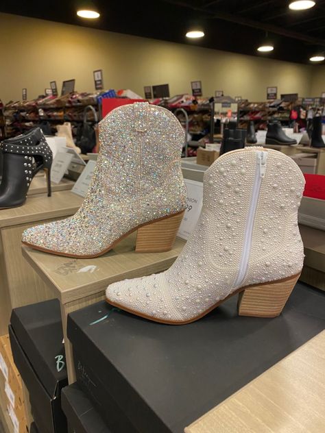 Bedazzled Boots, Blue By Betsey Johnson, Prom Inspo, Country Concert, Shoe Obsession, Cowgirl Boots, Dress With Boots, Girly Things, Betsey Johnson