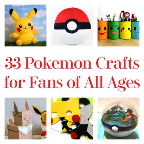 Hello, DIYers! Today we are talking about the lovable pocket monsters that have officially stolen the hearts of two generations! Whether you originally played on Gameboy or a Nintendo Switch, one thing is for sure… Pokemon are beloved. If you’re a fan or you’re trying to get your child interested, why not try making them […] The post 33 Pokemon Crafts for Fans of All Ages appeared first on DIY Projects by Big DIY Ideas. Pokemon Crafts For Kids, Diy Pokemon Crafts, Nintendo Crafts, Pokemon Pillow, Pikachu Ears, Beach Crafts For Kids, Diy Pokemon, Pikachu Hat, Pokemon Crafts