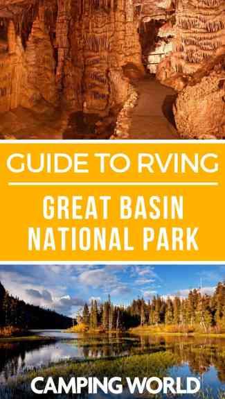 Great Basin National Park is a secret gem in the national park system, with 5,000-year-old trees, mountain peaks, a glacier, and over 40 caves to investigate. Plan your vacation with our guide to RVing Great Basin National Park! #greatbasin #national park #rvtrip #rvvacation #campingtrip #rvlife #rvcampers #rvliving #camper #camping #camperlife #happycamper Great Basin National Park, National Park Camping, Great Basin, Camper Camping, Guest Ranch, Camping Guide, Camping Locations, Camping World, Nature Trail