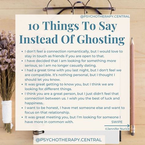 Instead Of Ghosting, Being Ghosted, Ghosting Someone, How To Communicate Better, Romantic Questions, Relationship Lessons, Relationship Therapy, Relationship Advice Quotes, Relationship Psychology