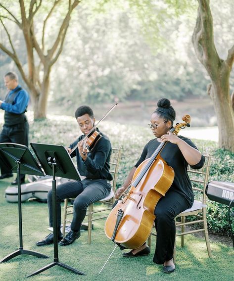 Wedding season is here, and as things are opening back up, now is the time to book right away to make sure you get the right music for your special day. 📷Photographer @haintbluecollective made sure our musicians violinist Maalik Glover and cellist Rae Baker felt extra special - as gorgeous as their music 😍at Moore's Mill Club Plan My Wedding, Music For You, Now Is The Time, Violinist, How To Get Rich, Wedding Season, Future Wedding, Wedding Inspo, Special Day