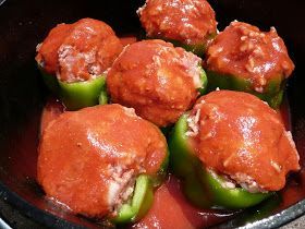 There is something about stuffed peppers made in a dutch oven that is beyond compare.  Baked and braised, these 'broasted' bundles c... Stuffed Peppers Oven, Baked Stuffed Peppers, Cooking With Cast Iron, Campfire Desserts, Lentil Burgers, Dutch Oven Cooking, Dutch Oven Recipes, Flat Rock, Mexican Cooking