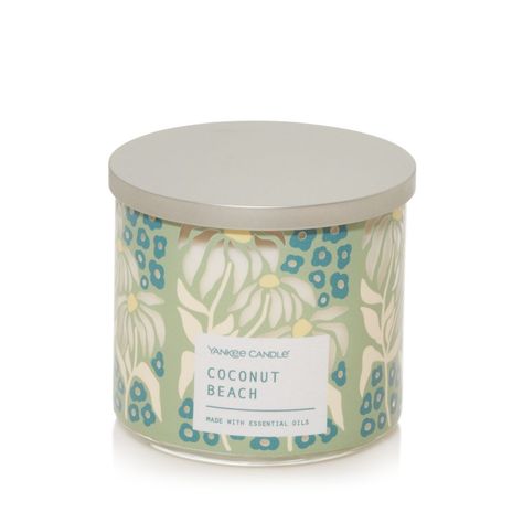 Coconut Beach Spring and Summer Classics Collection - 3-Wick Candles - 3-Wick Candles | Yankee Candle Scented Candles Decor, Body Candles, Coconut Beach, Cocoa Drink, Fragrance Finder, Chesapeake Bay Candles, Coconuts Beach, Bathroom Cleaning Supplies, Bathroom Candles