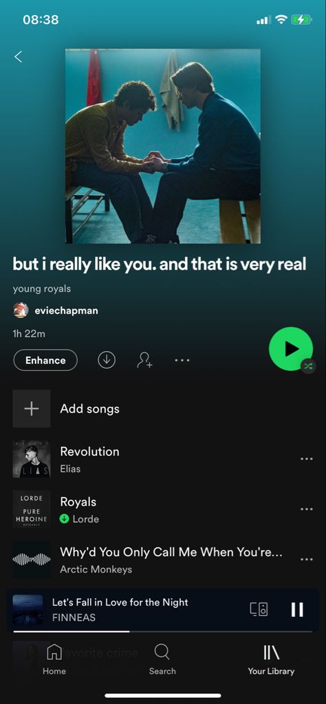 Playlist Ideas, Playlist On Spotify, Young Royals, Movie Songs, Lorde, Arctic Monkeys, Royals, Falling In Love, Like You