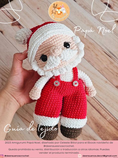 Santa Crochet, Crochet Santa Claus, Amigurumi Santa Hat, Crochet Father Christmas Free Pattern, Christmas Amigurumi, Crochet Christmas Amigurumi Annie's Craft Store, Scribd Amigurumi Pattern, Amigurumi Santa Claus, Amigurumi Santa