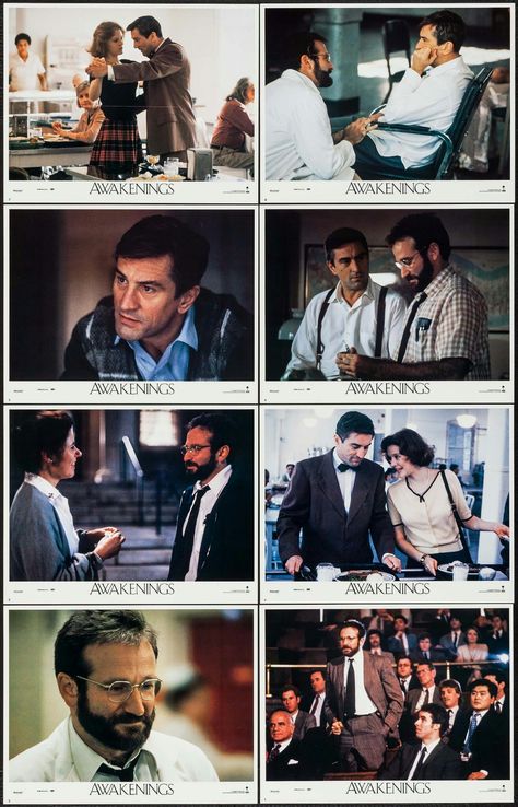 AWAKENINGS (1990) Awakenings Movie, Robin Williams, Lobby Cards, Movie Posters, Fictional Characters, Film Posters