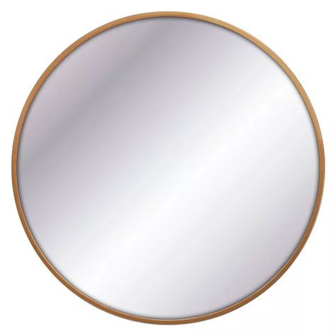 32" Round Decorative Wall Mirror - Project 62™ : Target Black Rim Mirror, Nursery Mirror Over Dresser, Mirror Over Dresser, Powder Room Black, Nursery Mirror, Traditional Shelves, Modern Wall Shelf, Decorative Wall Mirror, Baby Boy Room Nursery