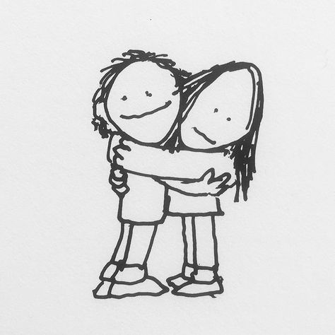 HUG O' WAR by Shel Silverstein ::: #cdrinspiration #illustration #drawing #poetry #shelsilverstein Friends Hugging, Mia 3, Six Feet Under, Look At You, Two People, Art Inspo, Tatting, Mood Board, Vision Board