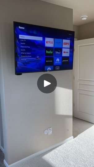 16K views · 24K reactions | Super easy DIY cord hiding #cordhider #cordhiding #amazon #amazonfinds #homedecor #homediyproject #easydiy | Shayla - hammsmom | hammsmom_shayla · Original audio Tv Cord Hiding Ideas, Diy Hide Tv Cords, Hiding Tv Cords On Wall, Hide Outlet, Hide Tv Cords, Decorate Tv Wall, Hide Tv Cables, Diy Home Improvement Hacks, Best Tv Wall Mount