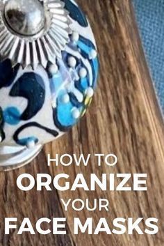 Looking for an easy way to organize your face masks? Check out this cheap and creative diy organization idea for your cloth face masks. #hometalk Vintage China Cabinets, Face Mask Holder, Mother Daughter Projects, Mask Holder, Work Diy, Plate Decor, Upcycled Home Decor, How To Organize, Succulents Diy