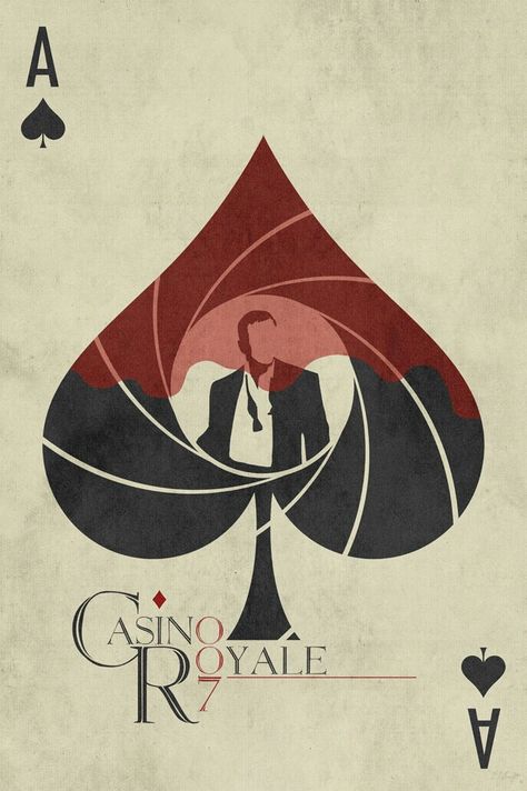 James Bond Casino Royale, James Bond Casino, 007 Casino Royale, Casino Royale Movie, Casino Night Party, I Love Cinema, James Bond Movies, Plakat Design, Bond Movies