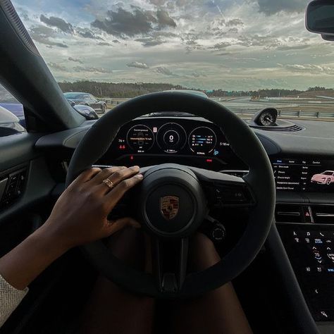 Took the new @porsche taycan for a spin at @pecatl yesterday 🔥 so excited to be test driving it for the week while i’m home in ATL Girls Driving, Black Legends, Mom Car, New Porsche, Porsche Taycan, Dream Vision Board, Experience Center, Luxury Lifestyle Dreams, Luxe Life