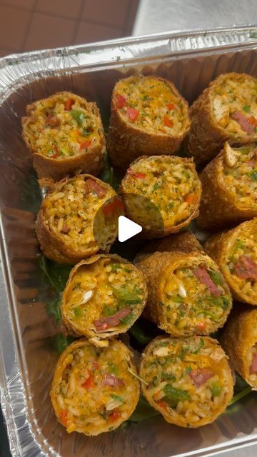 PeeWee’s Crabcakes NOLA on Instagram: "Chicken and Sausage Jambalaya Egg Rolls 🔥🔥" Chicken And Sausage Jambalaya, Sausage Jambalaya, Food Egg, Chicken And Sausage, Jambalaya, February 19, Egg Rolls, Soul Food, Egg