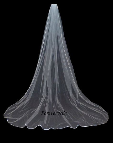 VEIL Fountain Wedding, Powder Blue Wedding, Cathedral Length Wedding Veil, Bridesmaid Headpiece, Wedding Veil Vintage, Cathedral Wedding Veils, Olivia Grace, Princess Bridal Gown, Cathedral Wedding