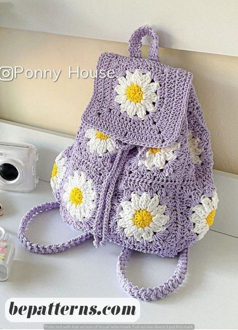 Crochet  Ideas for Beginners Free | Soft and Snuggly Creations for Newbies Free Crochet Backpack Pattern, Cottagecore Crochet Ideas, Crochet Backpack Free Pattern, Cute Crochet Pouch, Jocelyn Core, Crochet Ideas For Beginners, Crochet Backpack Pattern, Antlers Decor, Patterns Simple