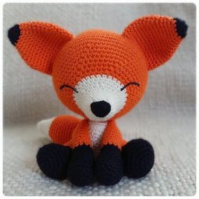 Download The Sleepy Fox Amigurumi Pattern (FREE) Amigurumi Baba, Amigurumi Fox Pattern, Diy Sy, Confection Au Crochet, Pola Amigurumi, Fox Pattern, Crochet Animal Patterns, Amigurumi Free Pattern, Knitted Toys