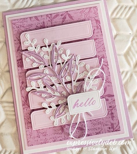 Su Gorgeously Made, Handcrafted Elements Stampin Up Cards, Stampin Up 2023-2024 Annual Catalog Cards, Timeless Arrangements, Everyday Cards, Month Of July, Floral Card, Card Techniques, Designer Series Paper