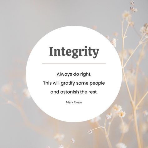 #inspopost Integrity isn't always easy, but it's always worth it. What does integrity mean to you? Share your thoughts in the comments below! 👇 #integrity #inspiration #MarkTwain Va Services, Mark Twain, Worth It, Always Be, Collage, On Instagram, Pins, Quick Saves, Instagram