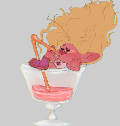 Artist: WWOTART Viva Trolls Fanart, Trolls Viva, Viva Trolls, Trolls Art, Movies Fanart, Trolls 3, Overwatch Funny, Trolls Movie, Aye Aye