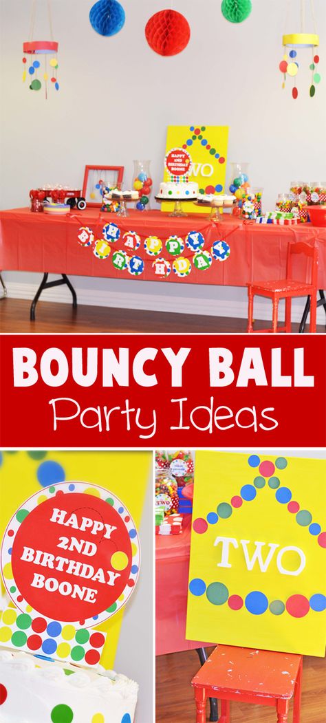 bouncy-ball-party-ideas-1 Ball Themed Birthday Party, Bouncy Ball Birthday, Ball Theme Birthday, Ball Theme Party, Amazon List, Ball Birthday Parties, Second Birthday Ideas, Bouncy Ball, Ball Birthday