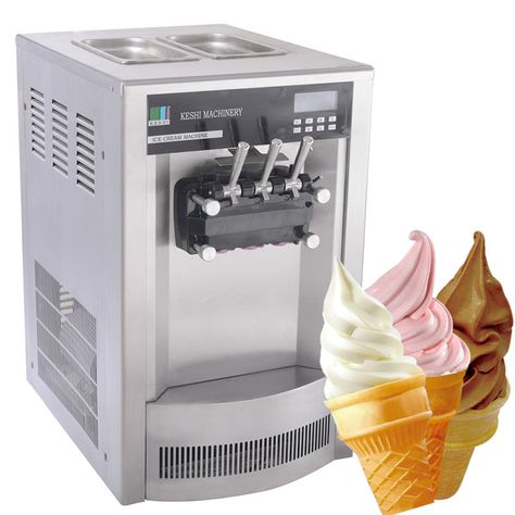 Types Of Ice Cream, Snow Cone Maker, Soft Ice Cream, Catering Industry, Baby Doll Nursery, Ice Cream Mixture, Apartment Organization, Soft Serve Ice Cream, Better Style