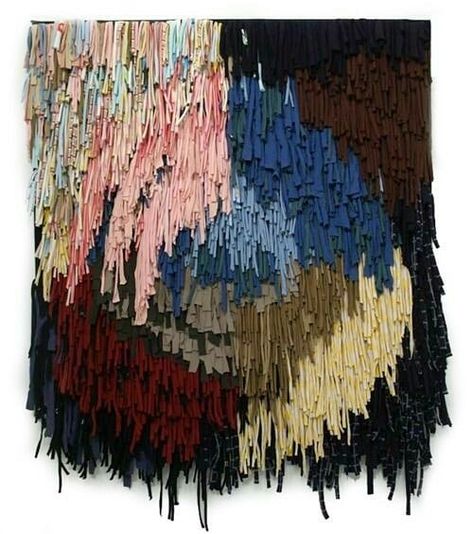 Paper Fringe, Culture Media, Textile Texture, Textile Fiber Art, Fibres Textiles, Art Culture, Art And Illustration, Woven Wall Hanging, Art Textile