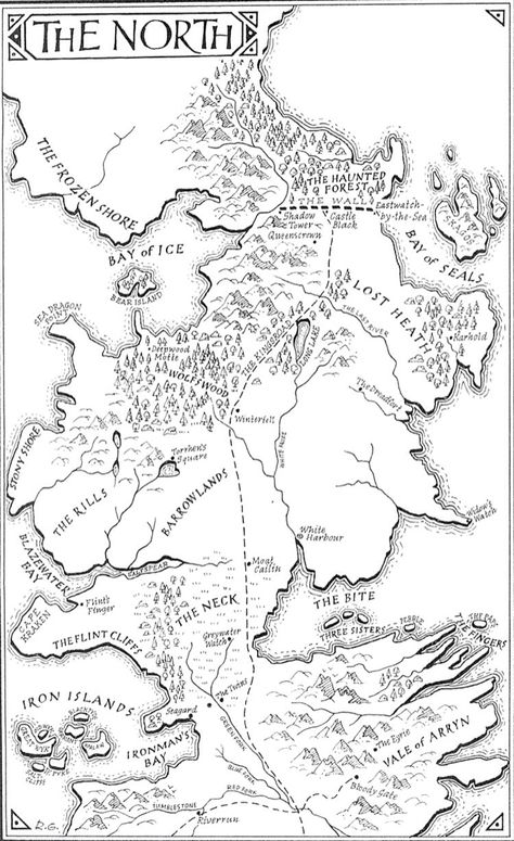 The north Fantasy Faction, Game Of Thrones Map, Westeros Map, Fantasy Map Making, A Game Of Thrones, Imaginary Maps, Fantasy World Map, Song Of Ice And Fire, Rpg Map