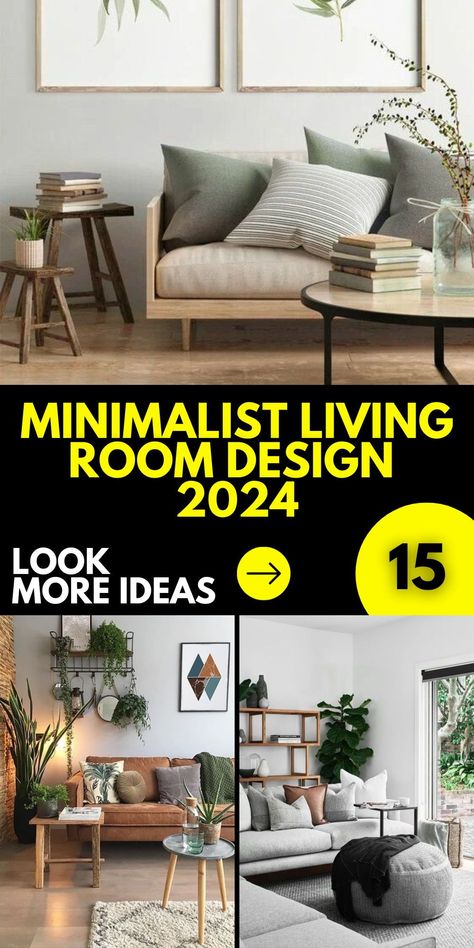 Step into the world of minimalist living room design 2024 and unlock the secrets of maximizing small spaces. Explore minimalist interiors and modern sofas for a chic living area that not only looks remarkable but also provides a soothing and organized environment for your daily life. Modern Minimalist Living Room Apartment, Cozy Minimalist Living Room, Living Room Designs Apartment, Small Spaces Apartment, Minimalist Living Room Ideas, Minimalist Living Room Apartment, Small Sofas, Small Modern Living Room, Cute Living Room