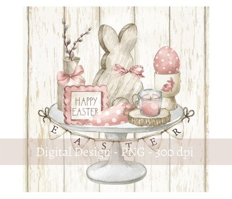 Easter Clip Art, White Washed Wood, Rustic Easter, Capricorn Birthday, Farmhouse Easter Decor, Pink Png, Easter Clipart, Birthday Clipart, Easter Png